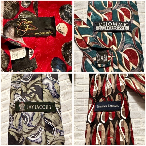 Bundle of 12 Vintage and New Neckties - Picture 3 of 4